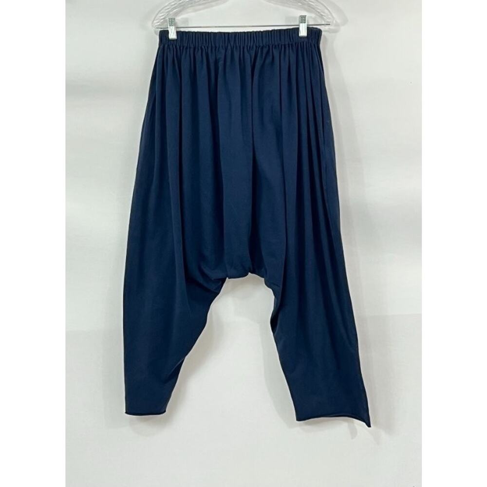 STATE THE LABEL Sz L Large Cotton Jersey Drop Crotch Perfect Pants
